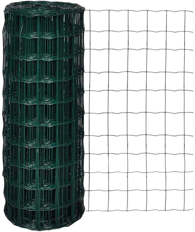 Euro tvoros komplektas, žalias, 25x1m, plienas