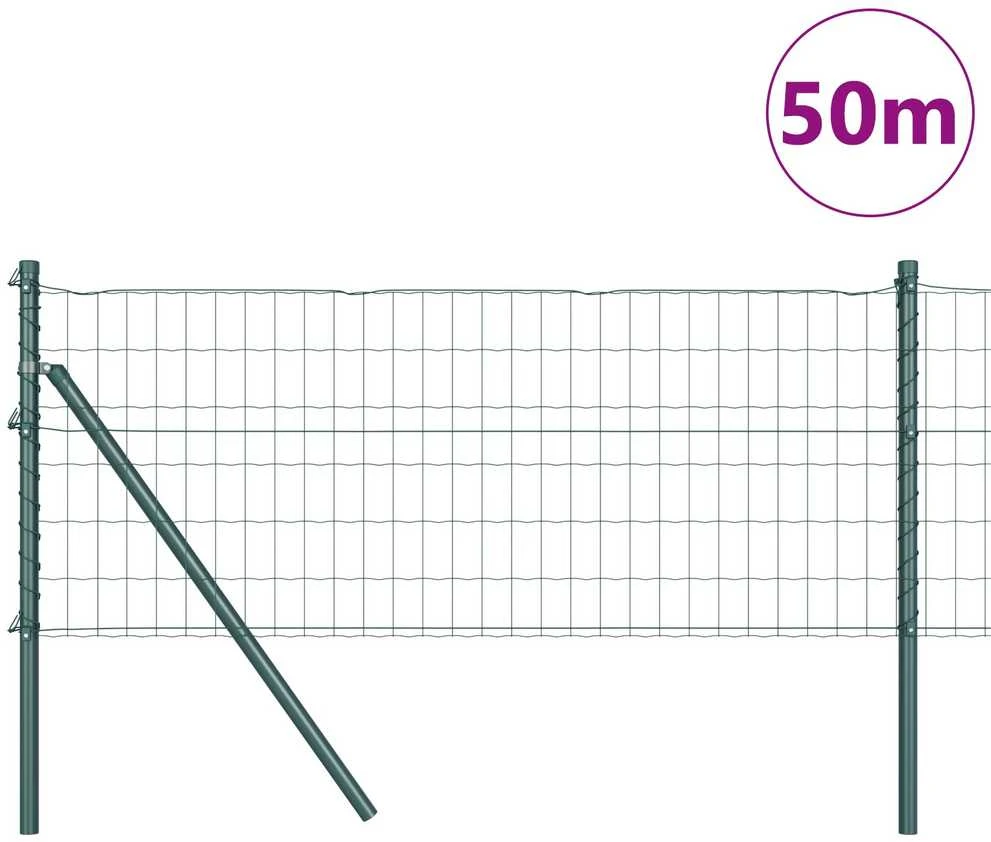 Euro tvoros žemės tvirtinimas 50 x 0,6 m PVC dengtas plienas