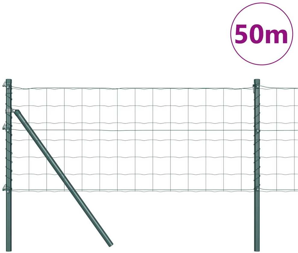 Euro tvoros žemės tvirtinimas 50 x 0,4 m PVC dengtas plienas
