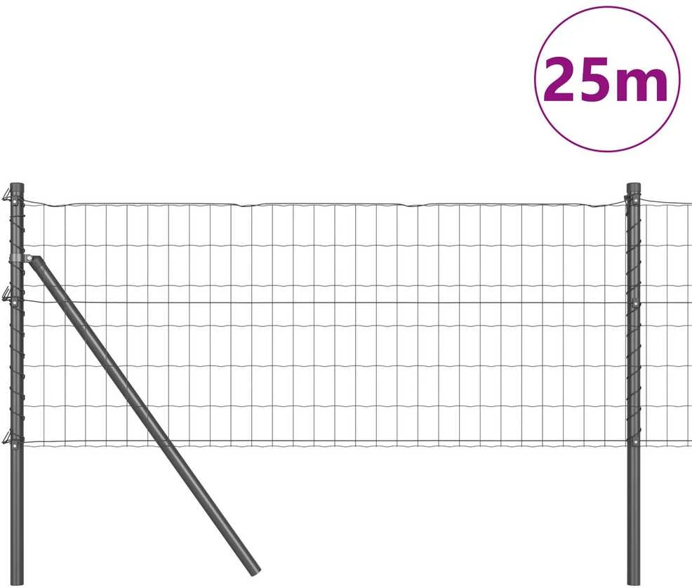 Euro tvoros žemės tvirtinimas 25 x 0,6 m PVC dengtas plienas