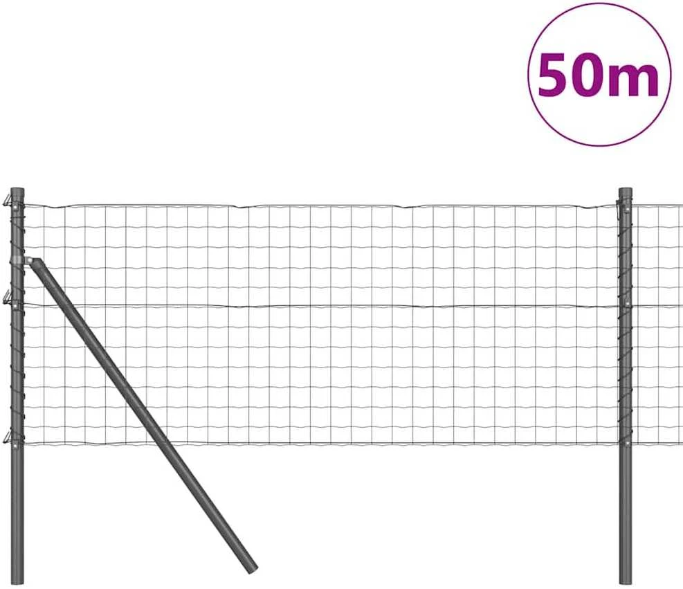 Euro tvoros žemės tvirtinimas 50 x 0,6 m PVC dengtas plienas