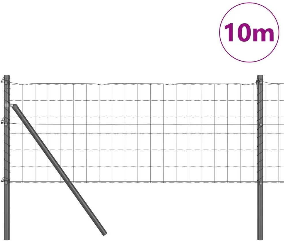 Euro tvoros žemės tvirtinimas 10 x 0,4 m PVC dengtas plienas