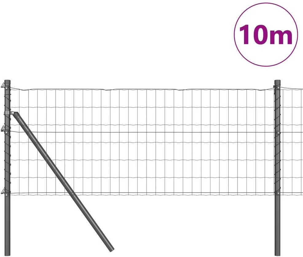 Euro tvoros žemės tvirtinimas 10 x 0,6 m PVC dengtas plienas
