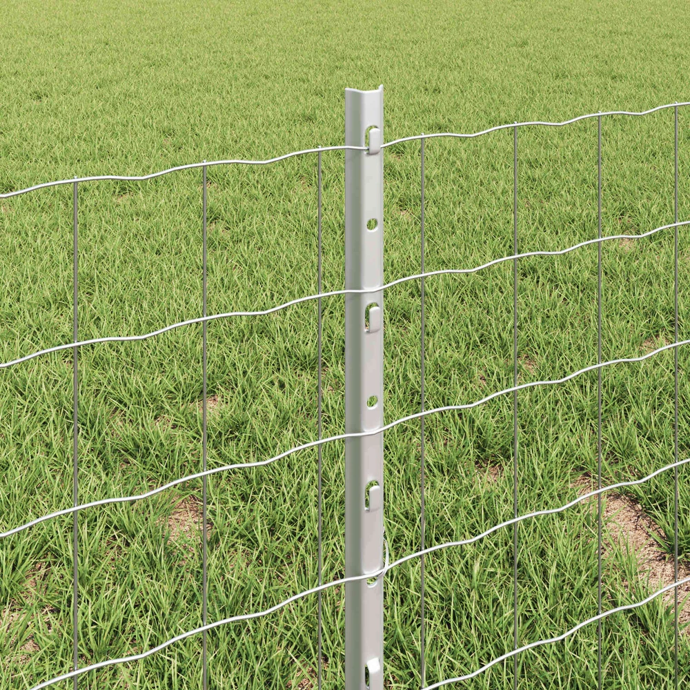 Euro tvoros su stulpu 50 x 0,4 m Galvanizuotas plienas