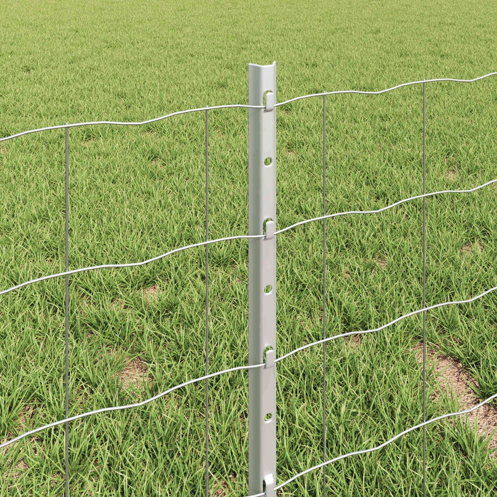 Euro tvoros su stulpu 50 x 0,4 m Galvanizuotas plienas