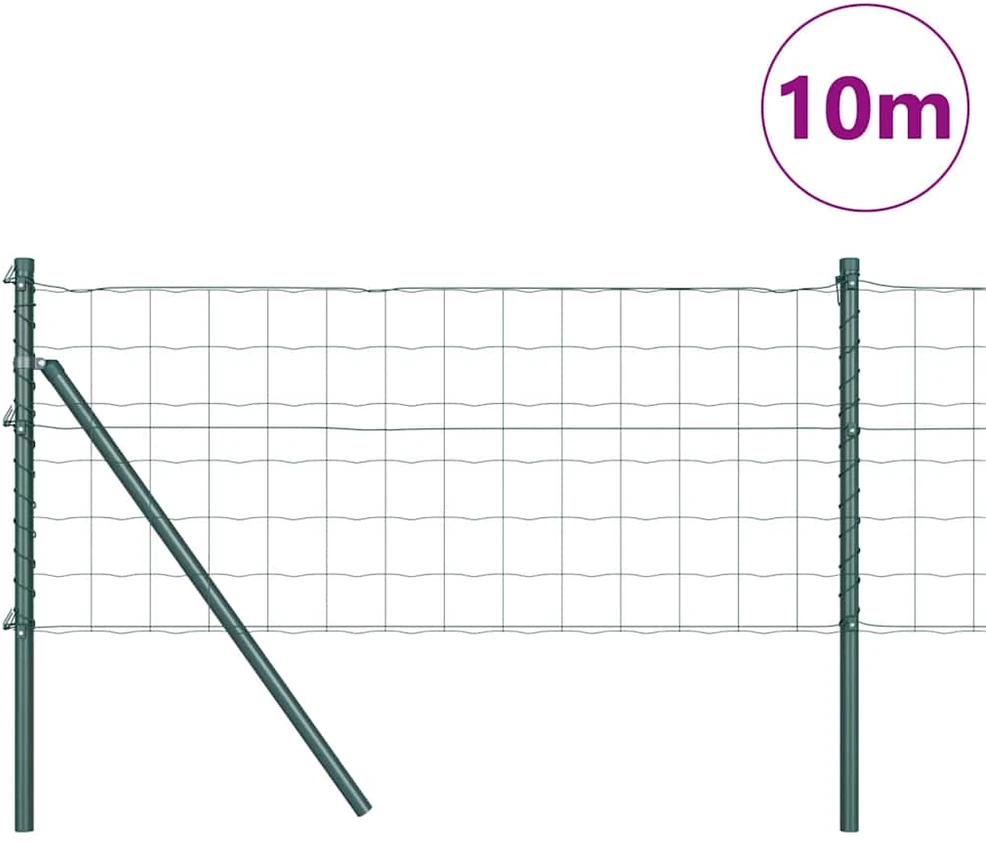 Euro tvoros žemės tvirtinimas 10 x 0,4 m PVC dengtas plienas