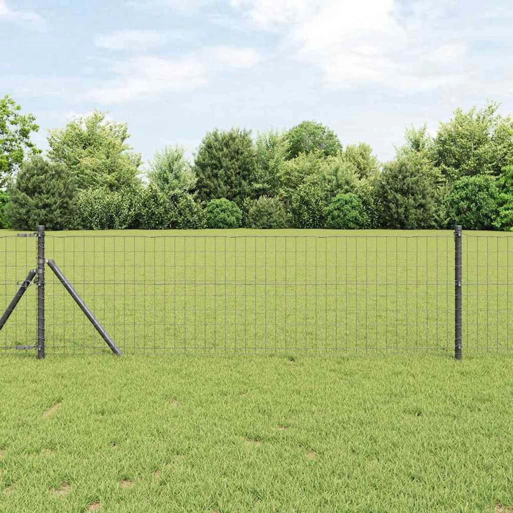 Euro tvoros žemės tvirtinimas 25 x 0,8 m PVC dengtas plienas