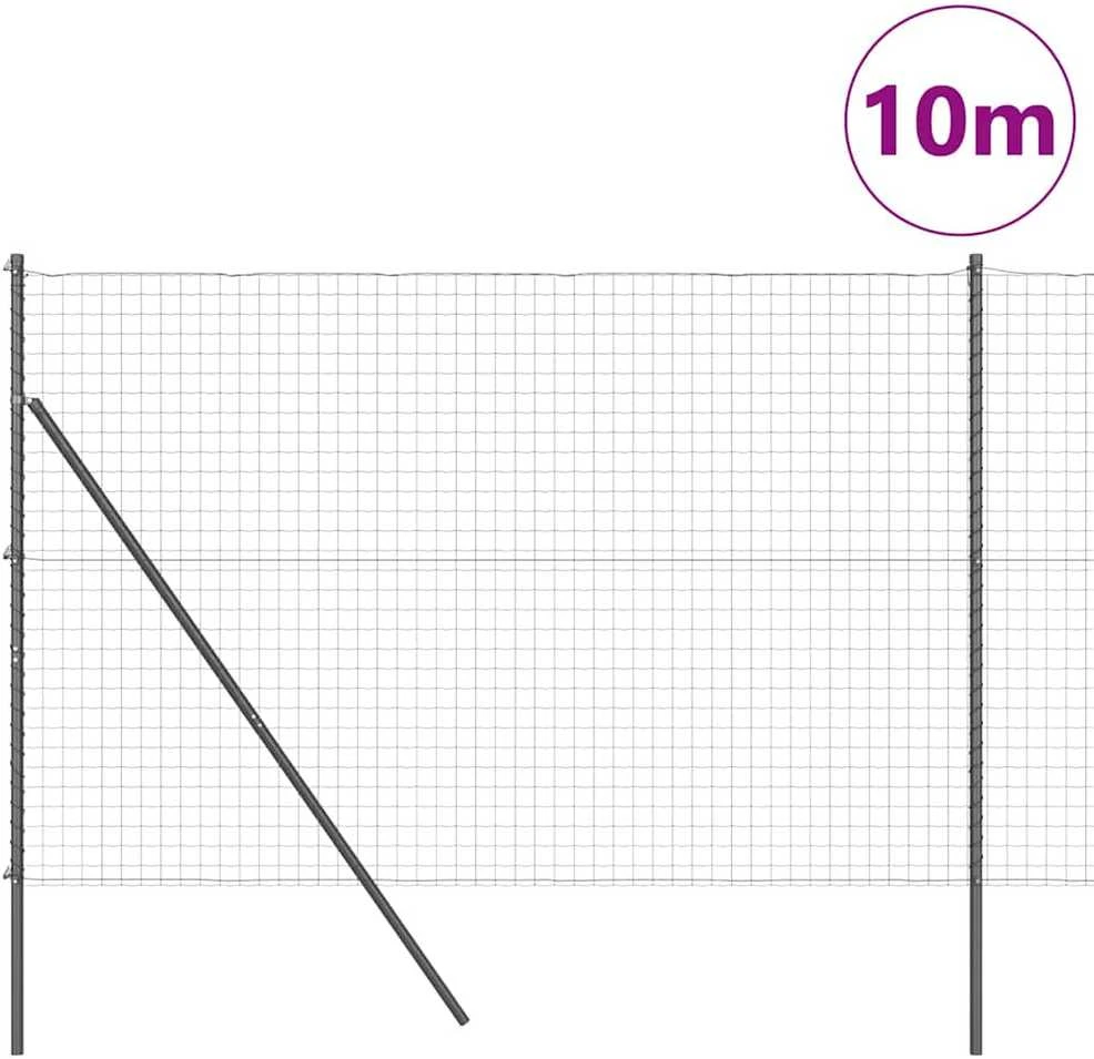 Euro tvoros žemės tvirtinimas 10 x 1,5 m PVC dengtas plienas