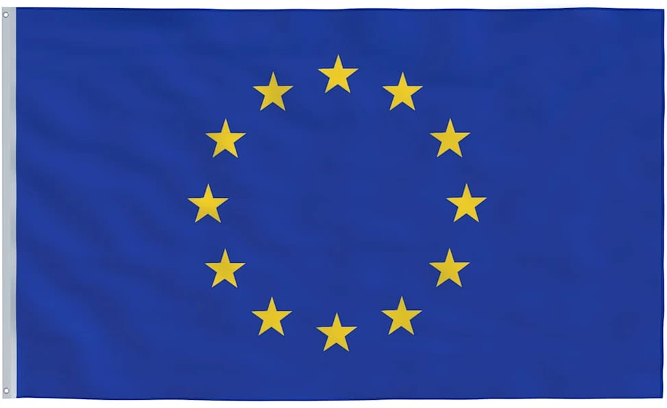 Europos Sąjungos vėliava su stiebu, aliuminis, 6,23m