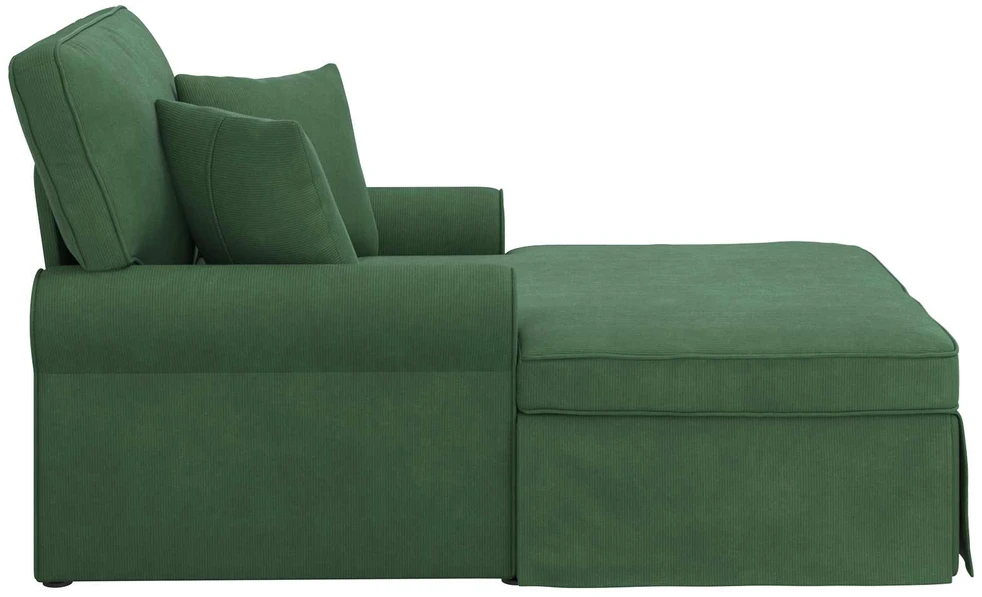Sofa Faina su sijonu 3 vnt. Džiunglių žalia Kordūrinis audinys