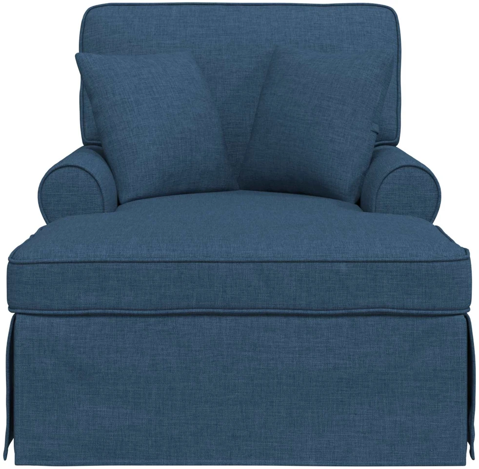 Sofa Faina su sijonu 3 vnt. Mėlyna audinys 91 x 157 x 91 cm