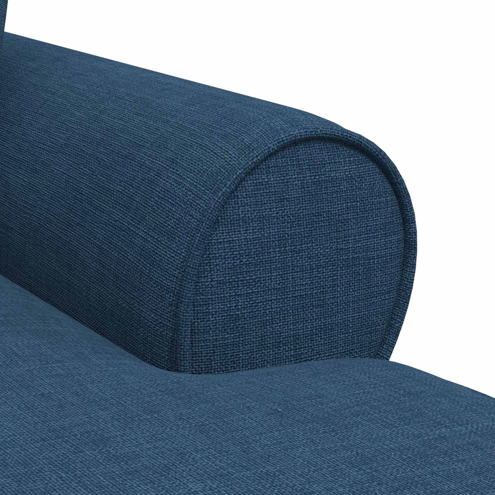 Sofa Faina su sijonu 3 vnt. Mėlyna audinys 91 x 157 x 91 cm