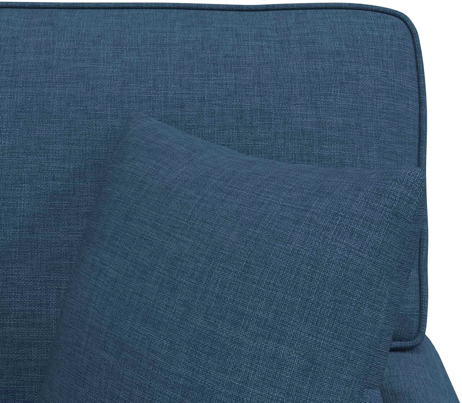 Sofa Faina su sijonu 3 vnt. Mėlyna audinys 91 x 157 x 91 cm