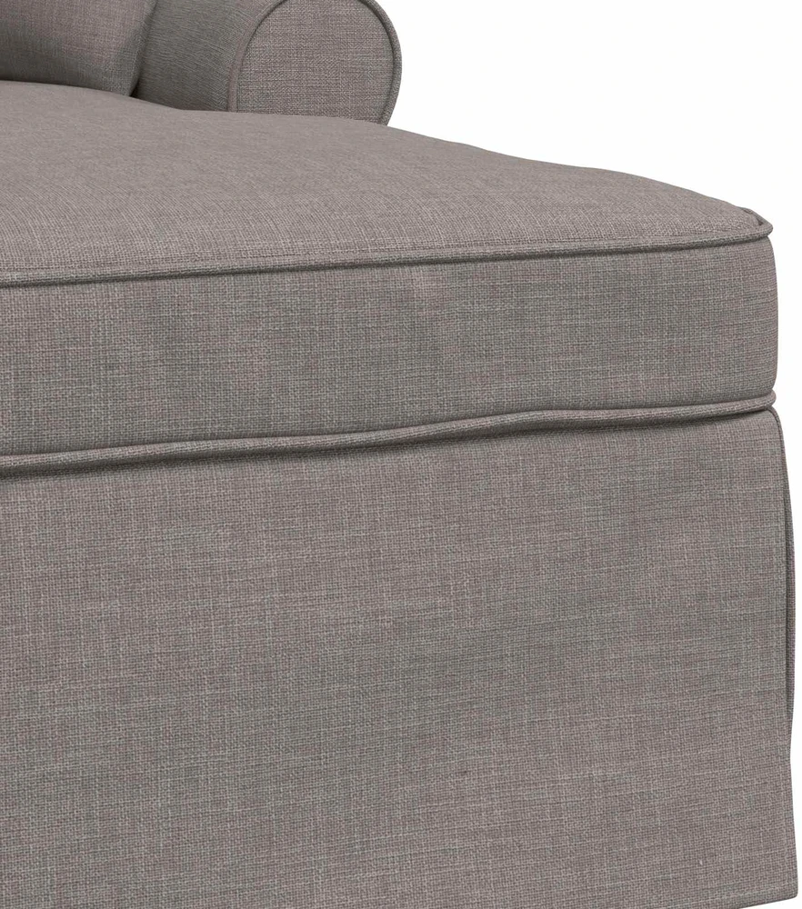 Sofa Faina su sijonu 3 vnt. Tortora audinys 91 x 157 x 91 cm