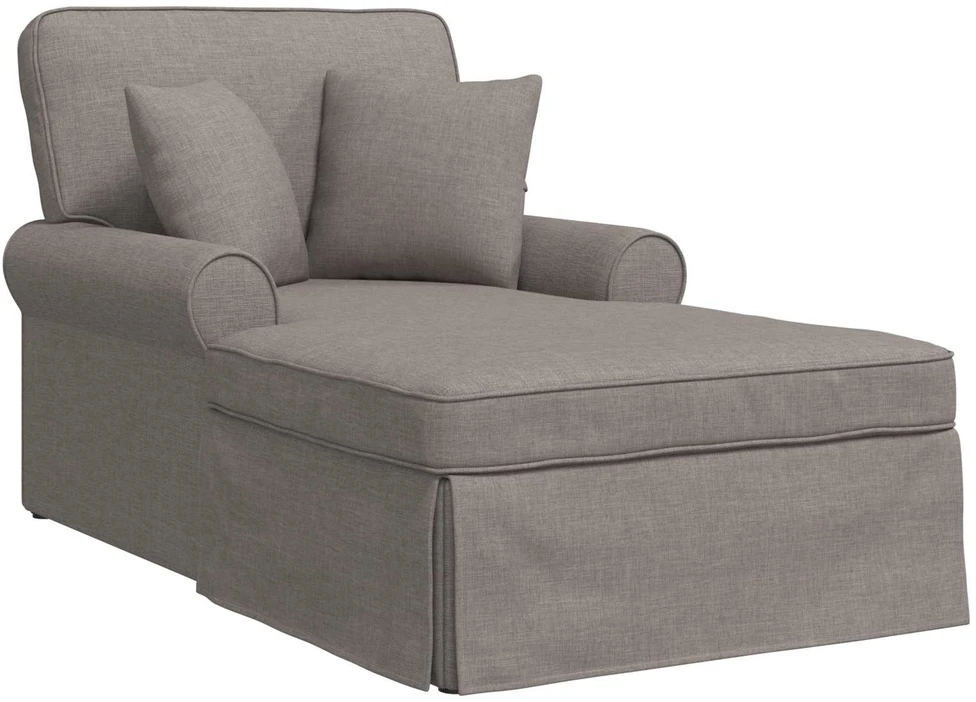 Sofa Faina su sijonu 3 vnt. Tortora audinys 91 x 157 x 91 cm