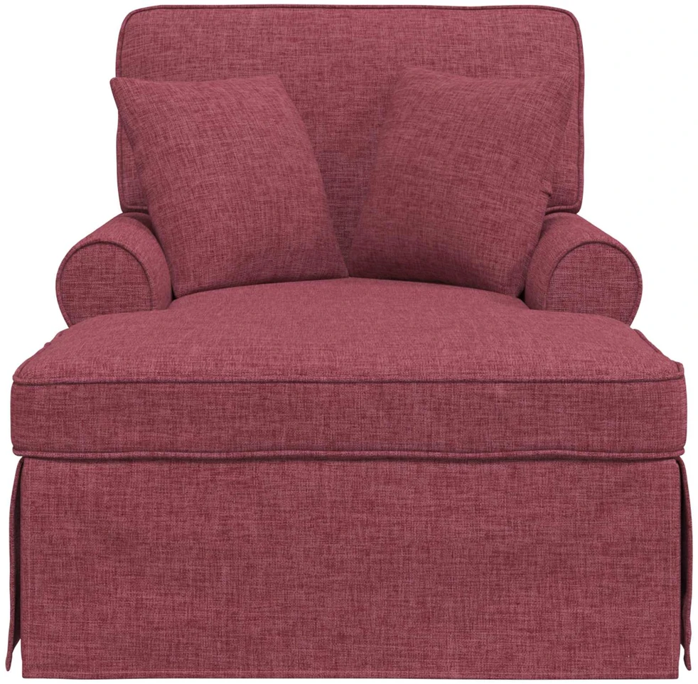 Sofa Faina su sijonu 3 vnt. Vyno raudona audinys 91 x 157 x 91 cm