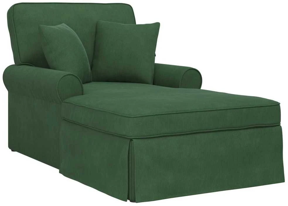 Sofa Faina su sijonu 3 vnt. Džiunglių žalia Kordūrinis audinys