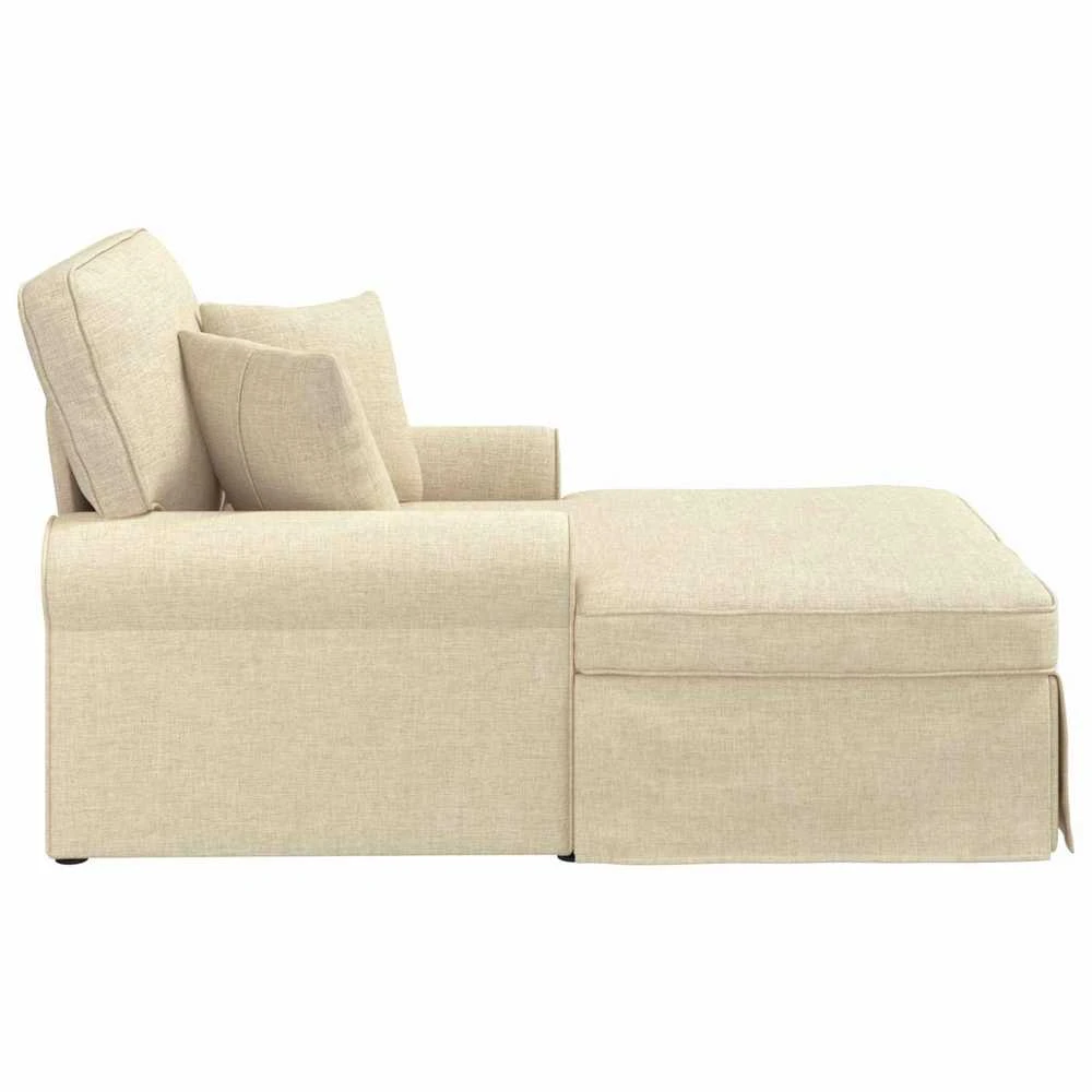 Sofa Faina su sijonu 3 vnt. Kreminė audinys 91 x 157 x 91 cm