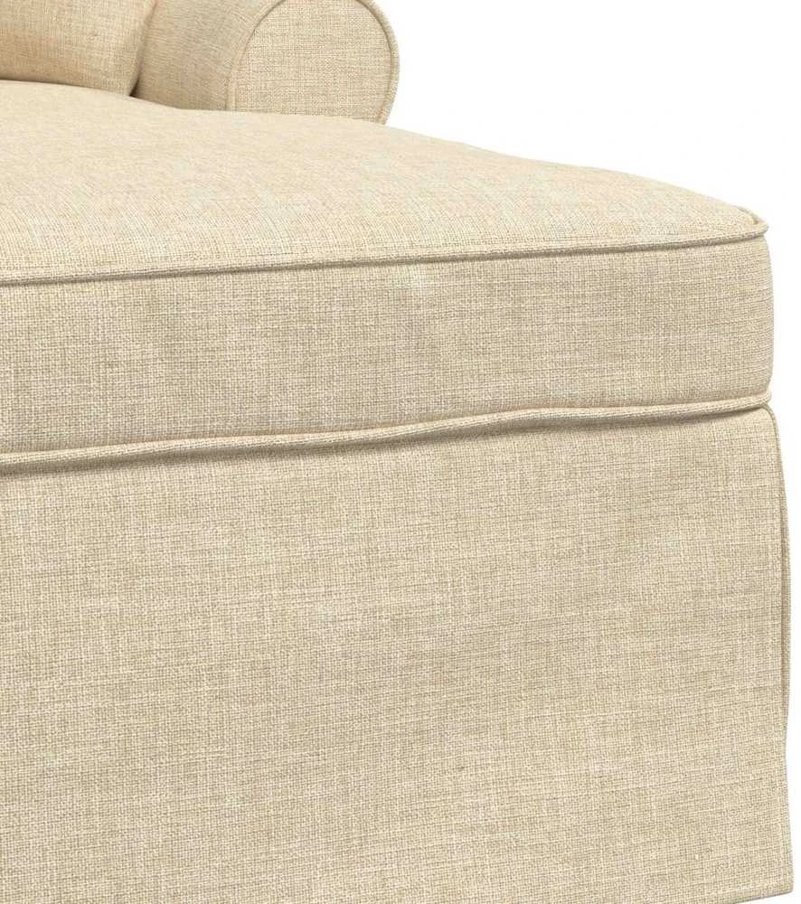 Sofa Faina su sijonu 3 vnt. Kreminė audinys 91 x 157 x 91 cm