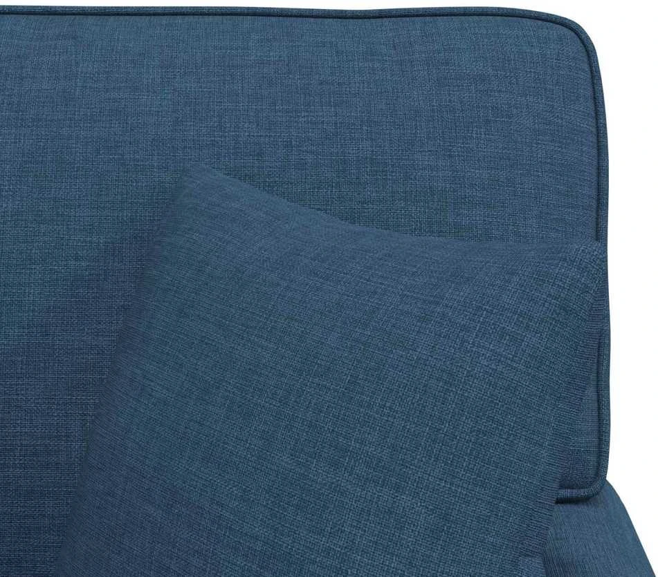 Sofa Faina su sijonu 3 vnt. Mėlyna audinys 91 x 157 x 91 cm