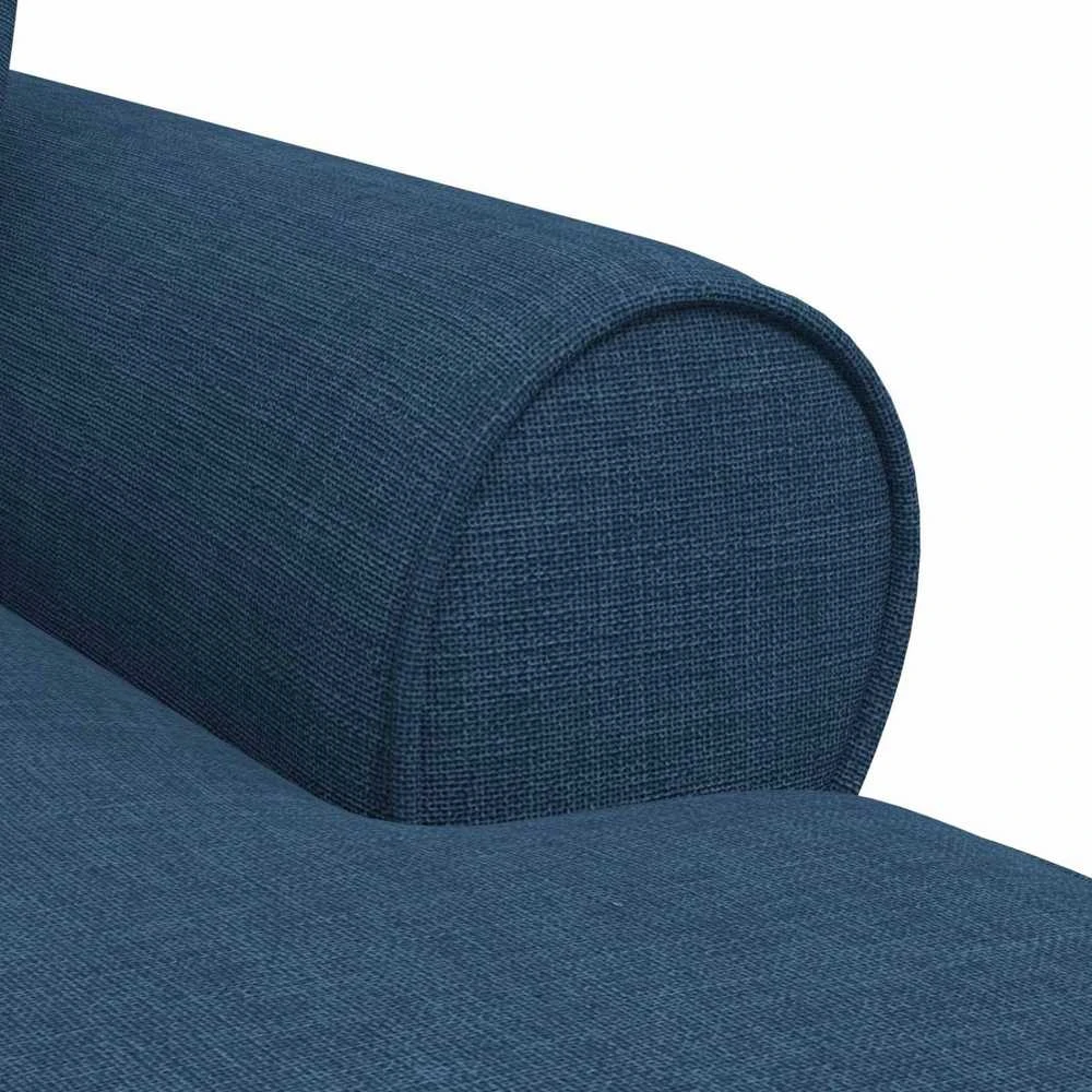Sofa Faina su sijonu 3 vnt. Mėlyna audinys 91 x 157 x 91 cm