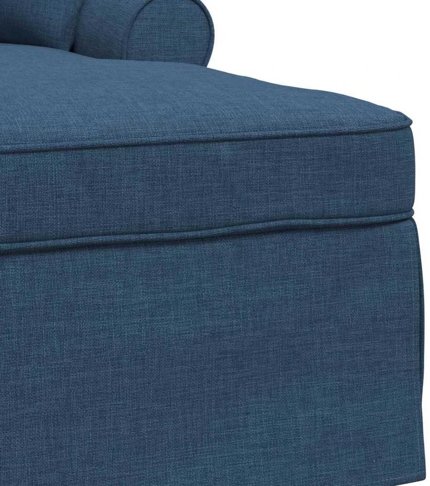 Sofa Faina su sijonu 3 vnt. Mėlyna audinys 91 x 157 x 91 cm