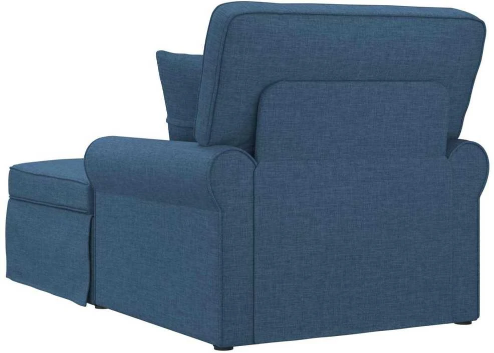 Sofa Faina su sijonu 3 vnt. Mėlyna audinys 91 x 157 x 91 cm