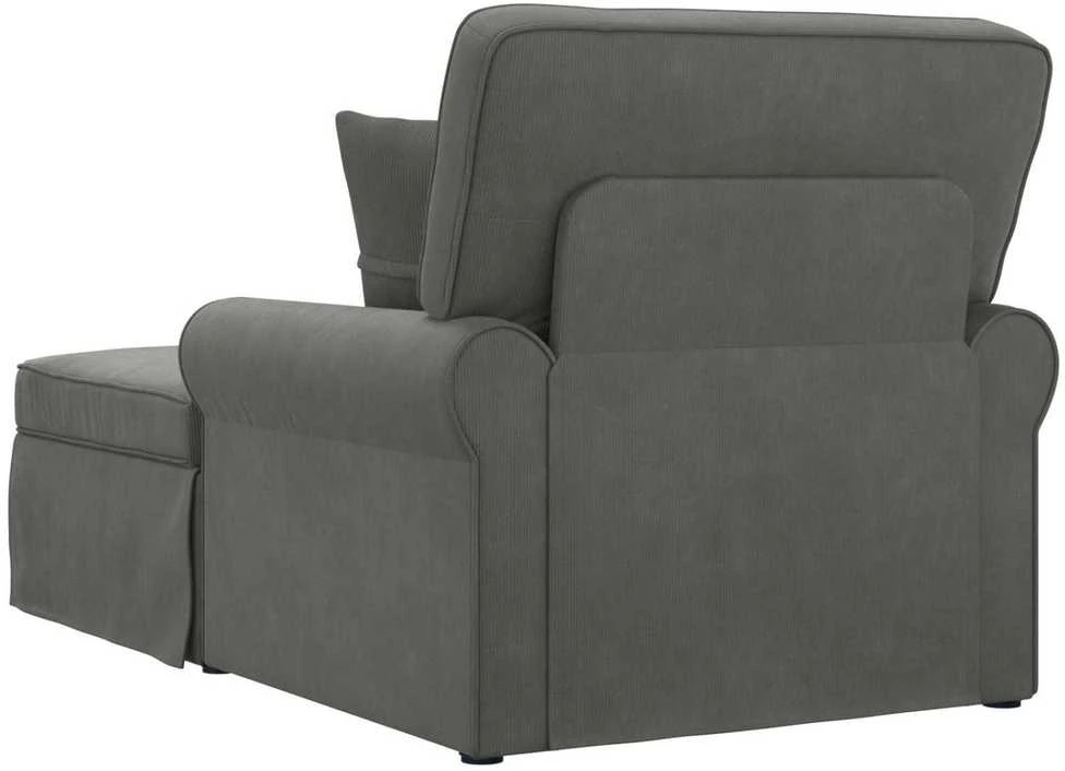 Sofa Faina su sijonu 3 vnt. Tamsiai pilka Kordūrinis audinys