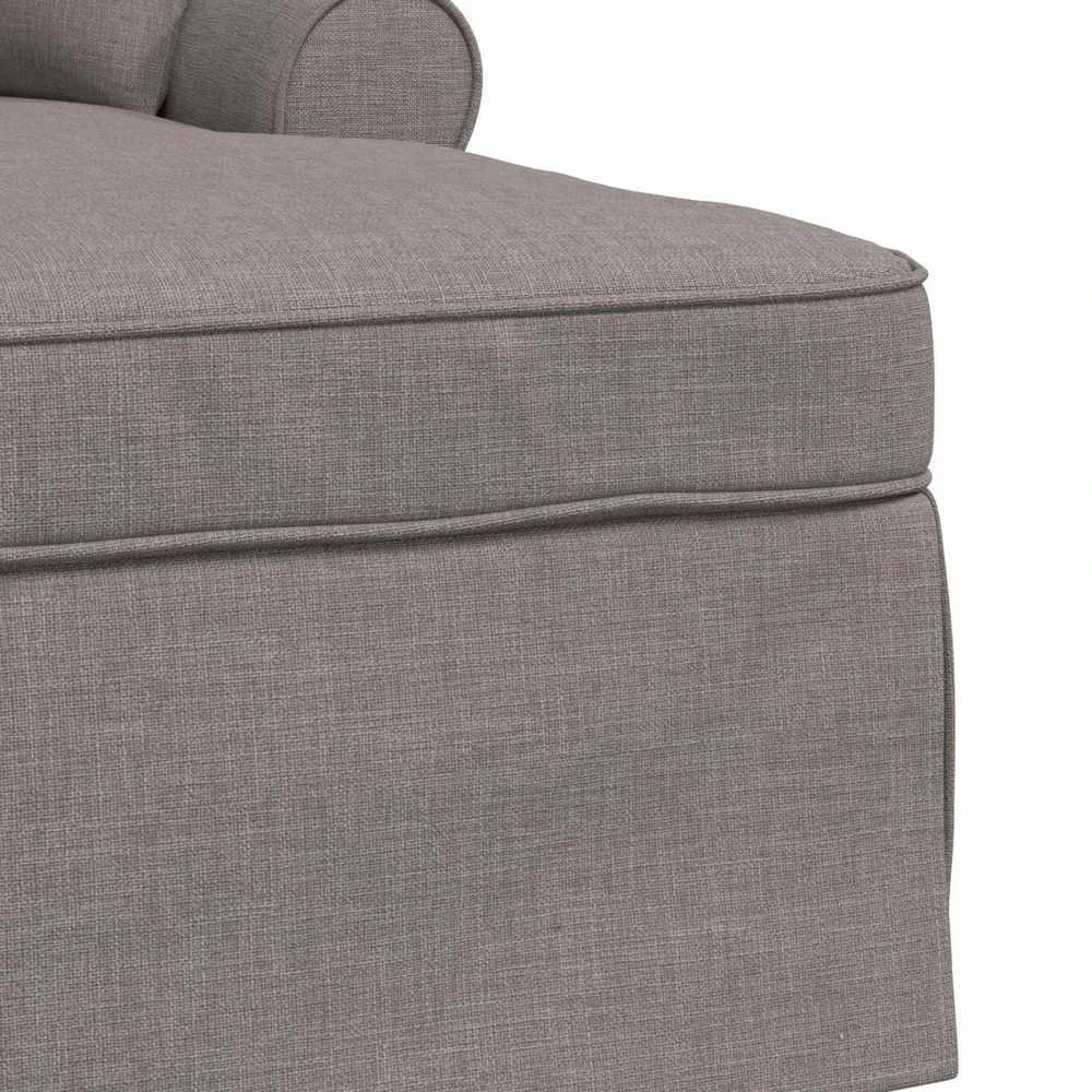 Sofa Faina su sijonu 3 vnt. Tortora audinys 91 x 157 x 91 cm