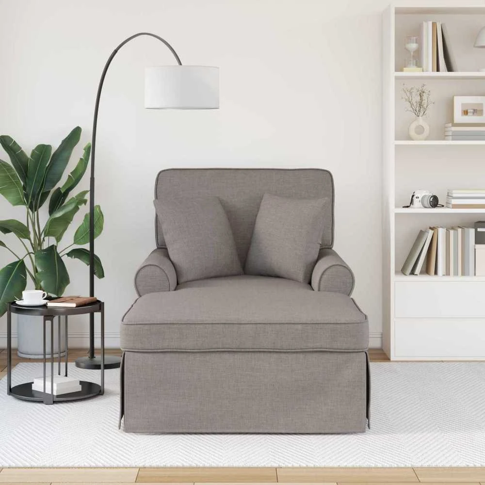 Sofa Faina su sijonu 3 vnt. Tortora audinys 91 x 157 x 91 cm