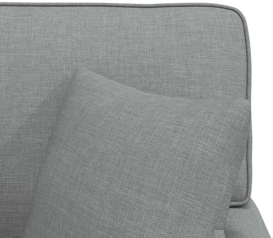 Sofa Faina su sijonu 3 vnt. Šviesiai pilka audinys 91 x 157 x 91 cm
