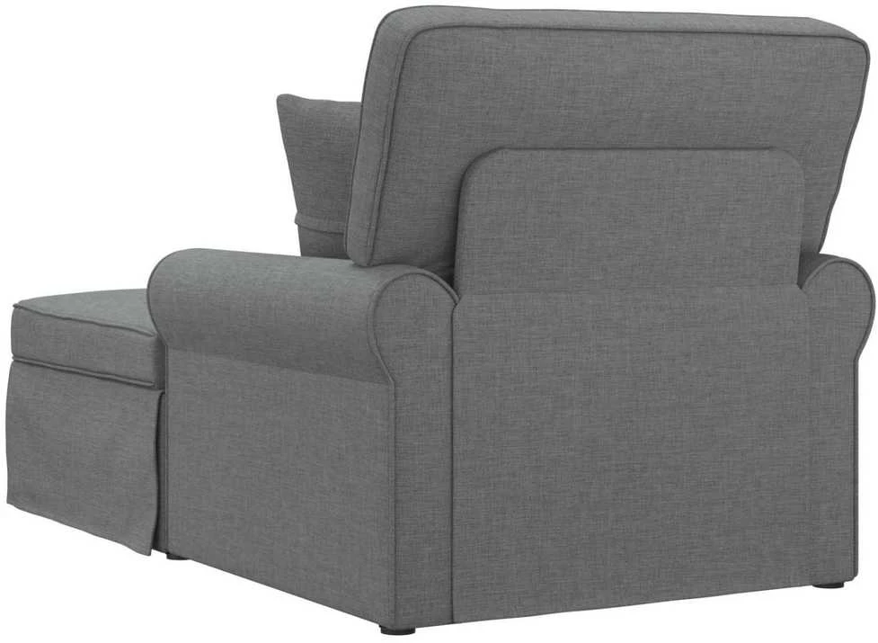 Sofa Faina su sijonu 3 vnt. Tamsiai pilka audinys 91 x 157 x 91 cm