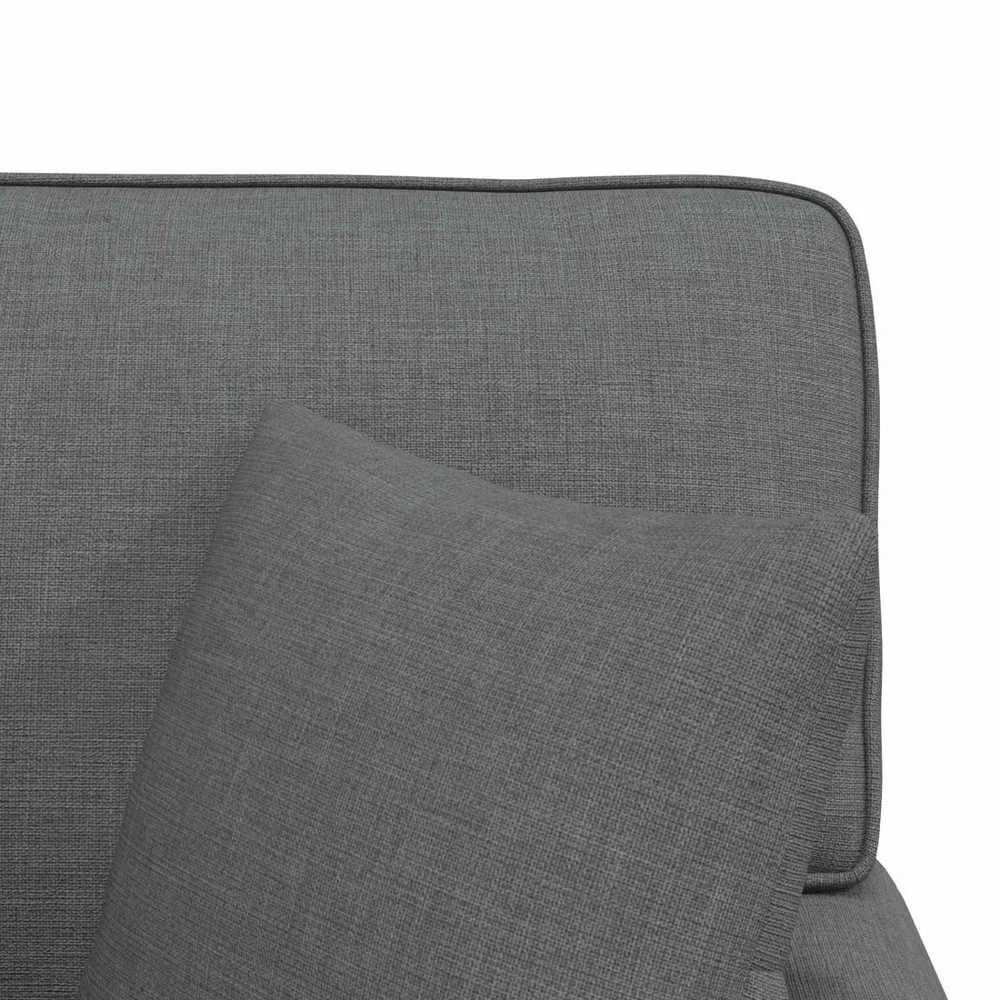 Sofa Faina su sijonu 3 vnt. Tamsiai pilka audinys 91 x 157 x 91 cm