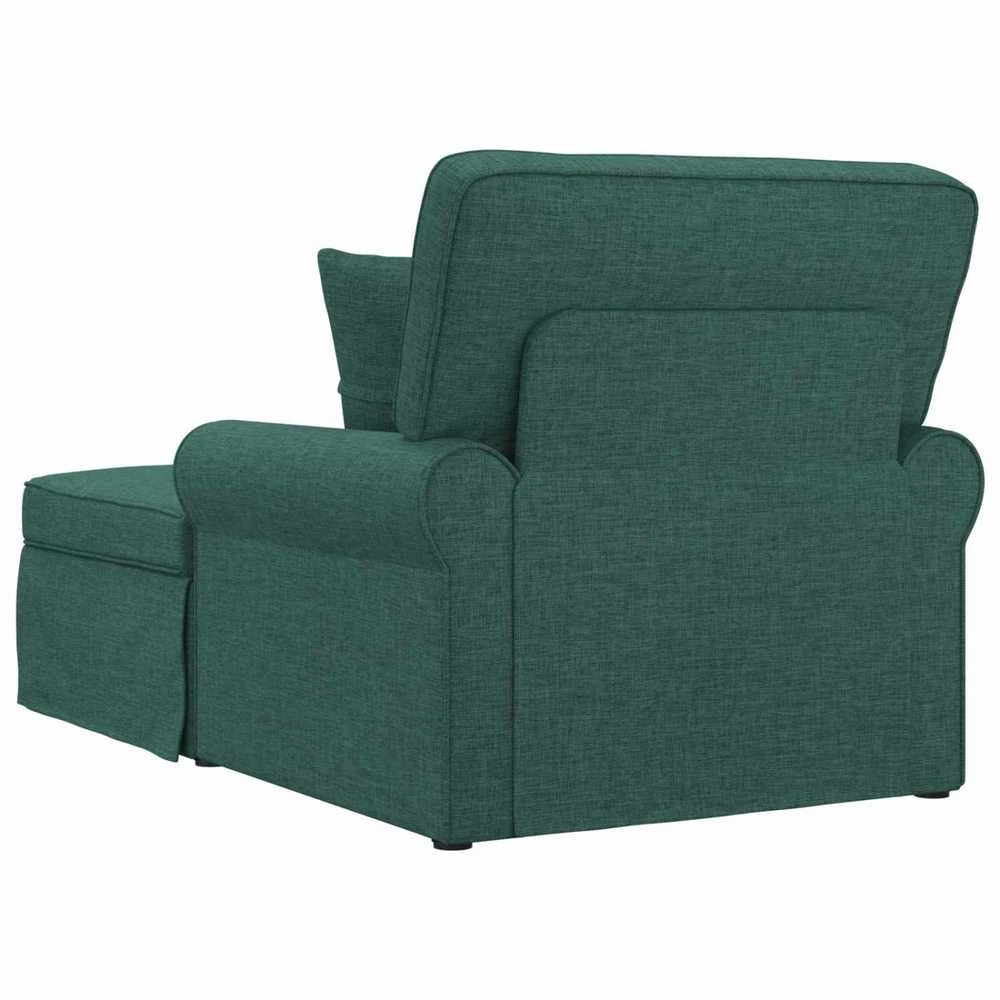 Sofa Faina su sijonu 3 vnt. Tamsiai žalia audinys 91 x 157 x 91 cm