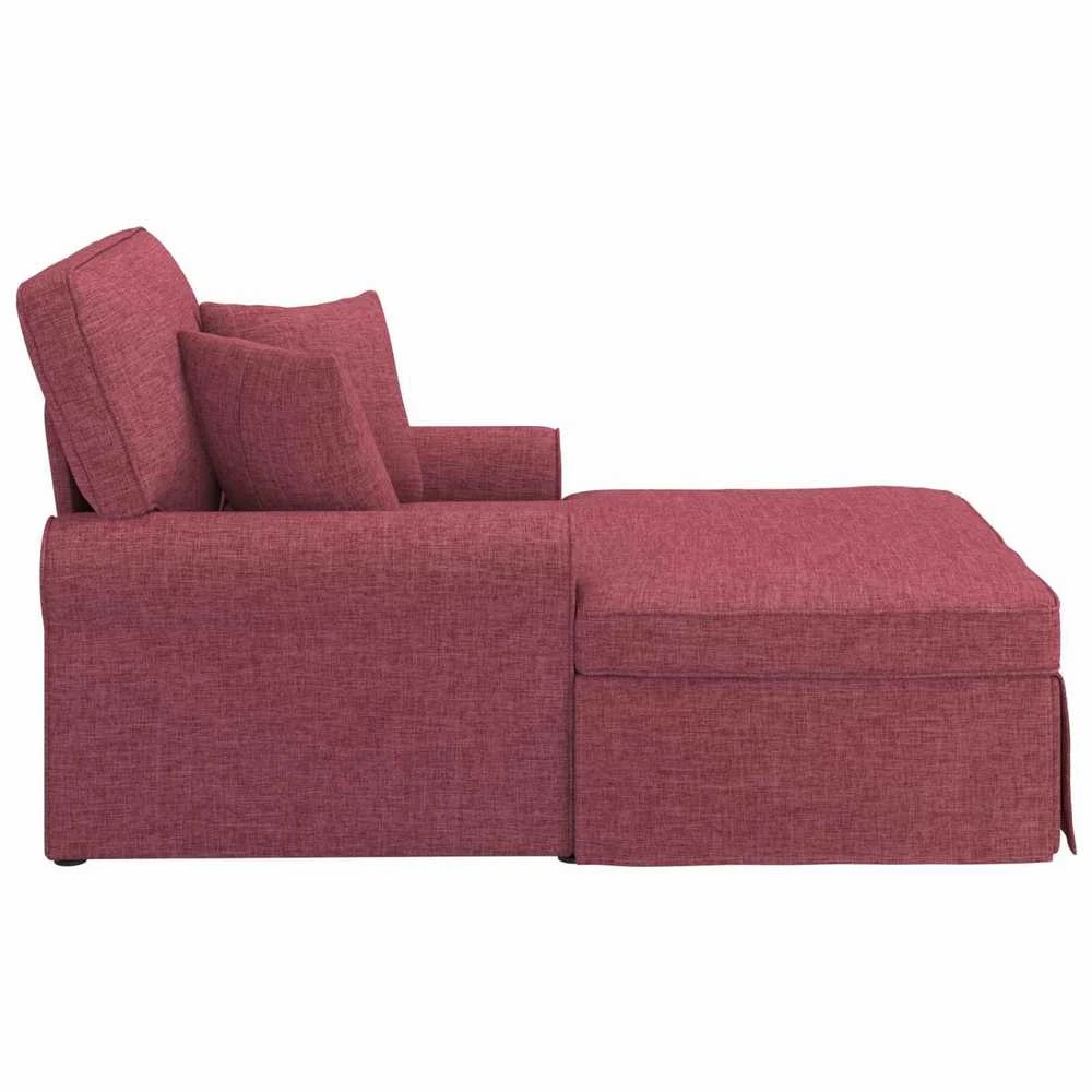 Sofa Faina su sijonu 3 vnt. Vyno raudona audinys 91 x 157 x 91 cm