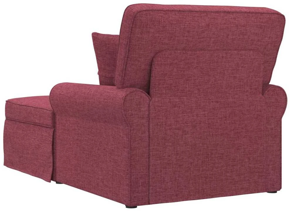 Sofa Faina su sijonu 3 vnt. Vyno raudona audinys 91 x 157 x 91 cm