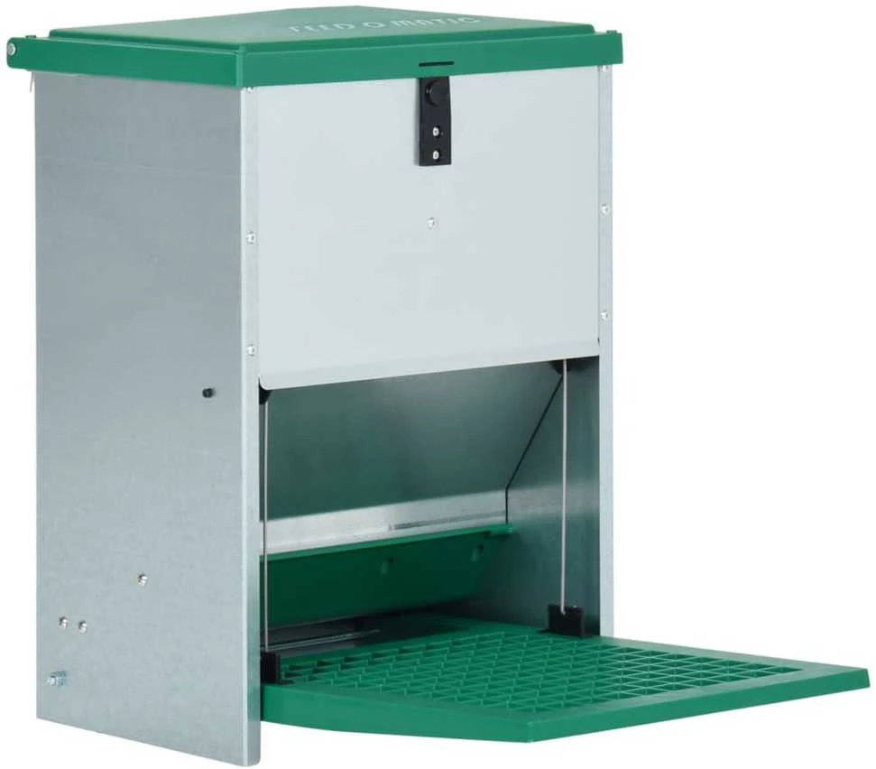Feedomatic Automatinė naminių paukščių šerykla su pamina, 12kg