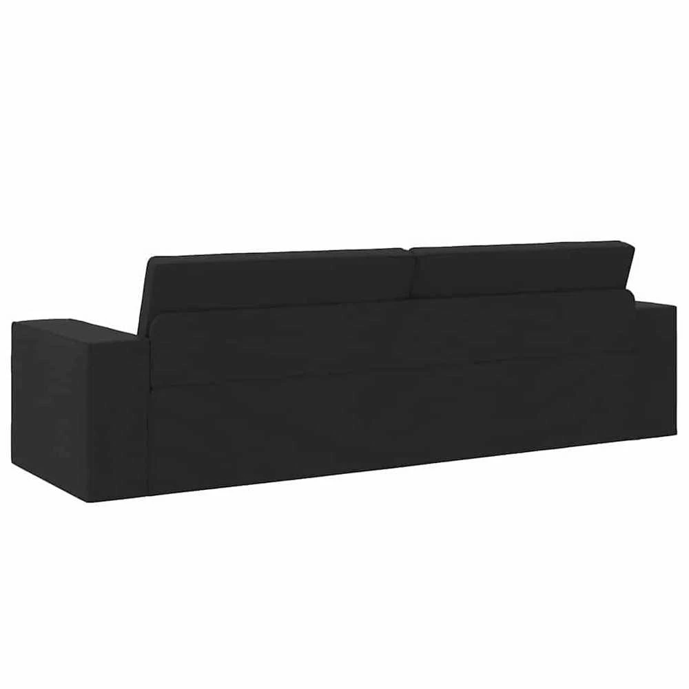 Sofa lova Juoda 245 x 78 x 77 cm audinys