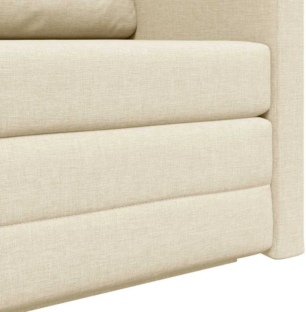 Sofa lova Kreminė 124 x 71 x 78 cm audinys