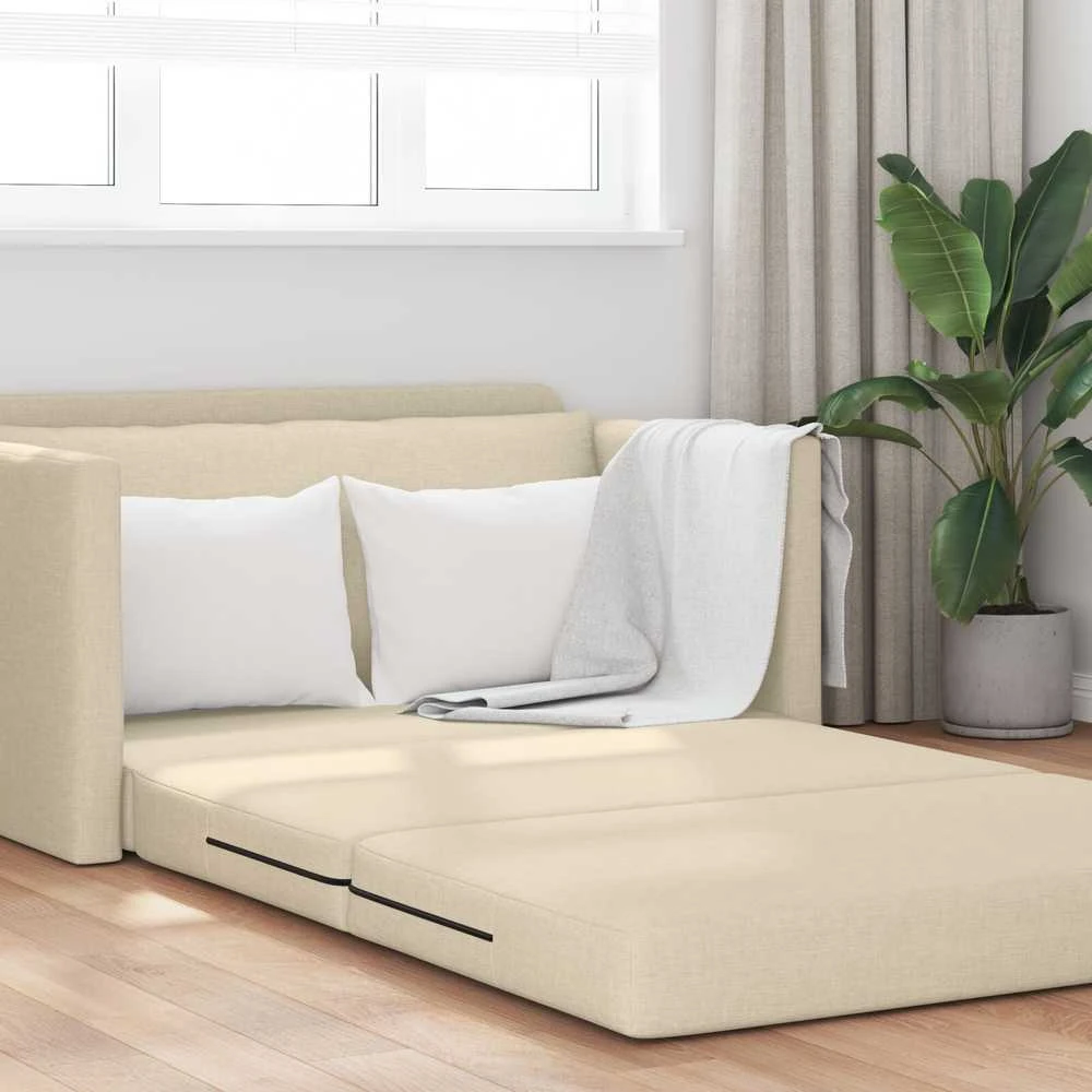 Sofa lova Kreminė 124 x 71 x 78 cm audinys