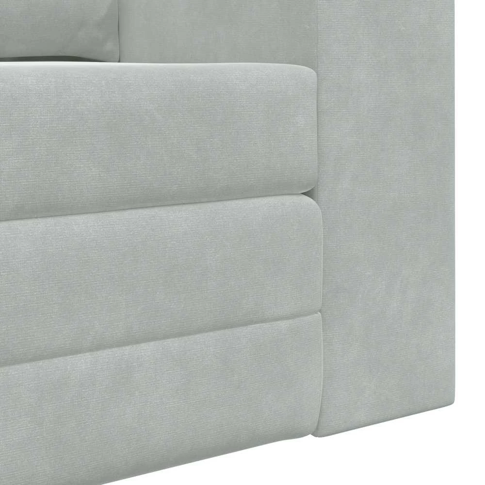 Sofa lova Šviesiai pilka 148 x 71 x 83 cm Aksomas
