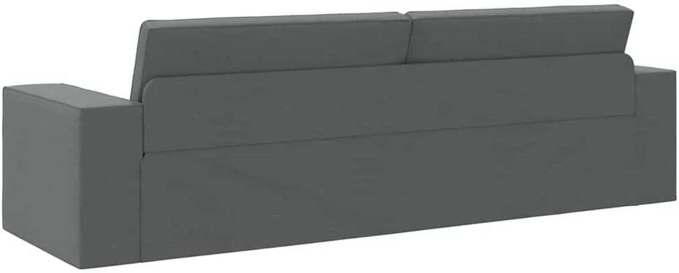 Sofa lova Tamsiai pilka 245 x 78 x 77 cm audinys