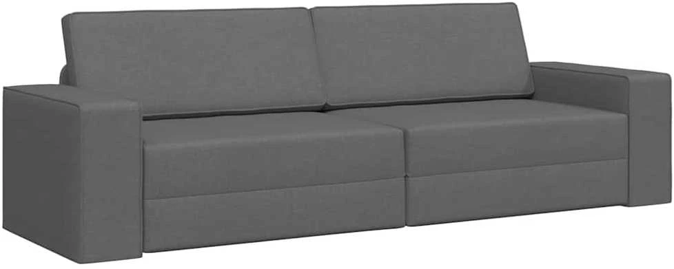 Sofa lova Tamsiai pilka 245 x 78 x 77 cm audinys