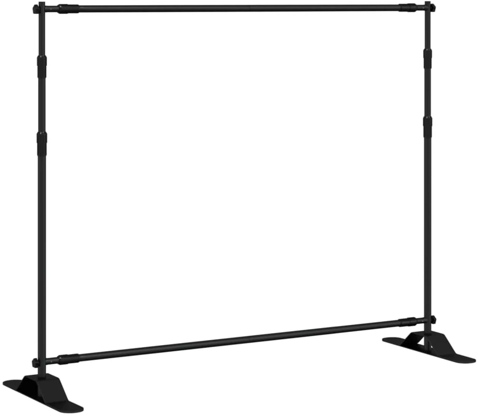 Fono laikikliai, 2vnt., juodos spalvos, 254x243cm, plienas