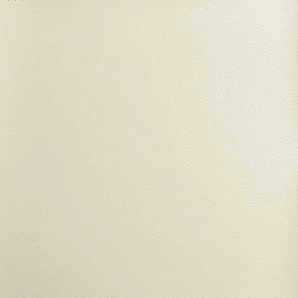 Fotelis Atlošiamas masažinis krėslas, kreminės spalvos, dirbtinė oda