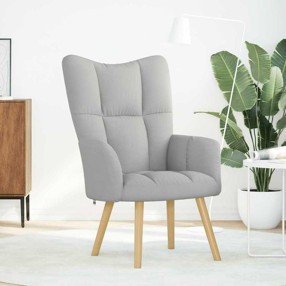 Fotelis Atpalaiduojanti kėdė Cloud Pilkas Fabric