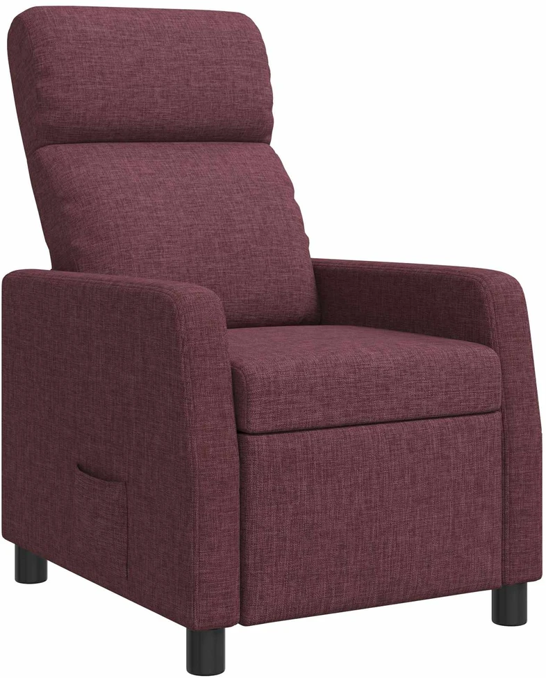 Fotelis Atsilošimas Violetinė Audinys