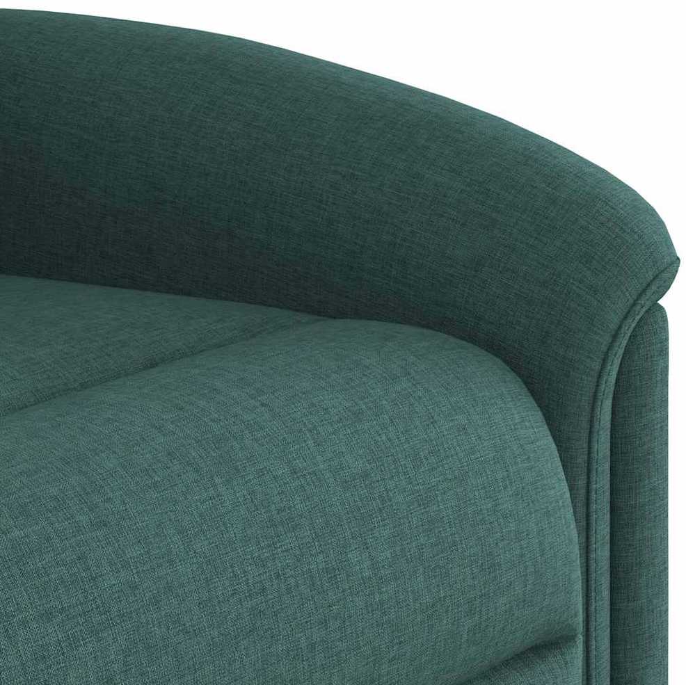 Fotelis Elektrinis atlošiamas krėslas, tamsiai žalios spalvos, audinys
