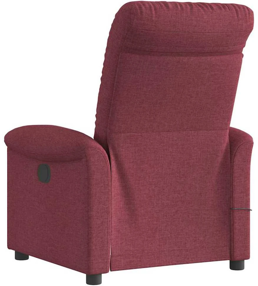 Fotelis Elektrinis atlošiamas masažinis krėslas, vyno, audinys