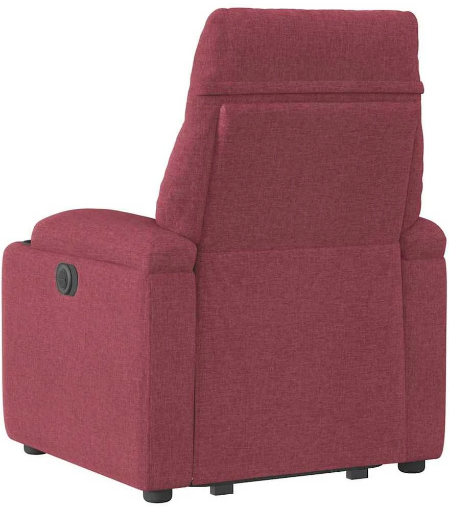 Fotelis Elektrinis atsistojantis atlošiamas krėslas, vyno, audinys